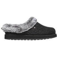 Skechers Women's Keepsakes - Ice Angel Low Top Slippers, Grey Charcoal, 3 UK