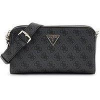 GUESS Eco Erica Status Crossbody Coal Logo, Coal logo, One size