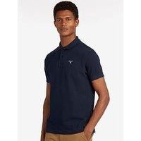 Barbour Tartan Pique Polo New Navy Navy S