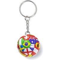 Multinational Flag Football Keychain - Black