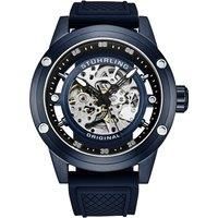 Grandiose 4034 Automatic Watch 50mm Skeleton Dial silicone strap