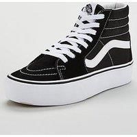 Vans Sk8 Hi Platform 2.0 Black True White - 3 UK