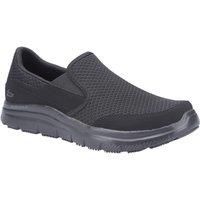 Skechers Men's Flex Advantage SR MCALLEN Food Service Shoe, Black, 8 UK