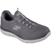 Skechers Men/'s Summits Sneaker, Charcoal Mesh Trim, 12 UK