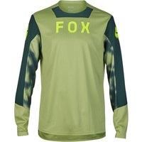 Fox Racing Men/'s Defend Long Sleeve Jersey Shirt, Pale Green Taunt, X-Large