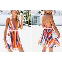 Women'S Summer Halter Dress - 4 Sizes! - Black