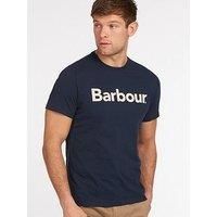 Barbour Heritage Men's Logo T-Shirt - New Navy - S