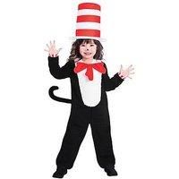 amscan 9904196 Childs Officially Licensed Dr Seuss The Cat in the Hat Fancy Dress Costume Age 8-10 Years