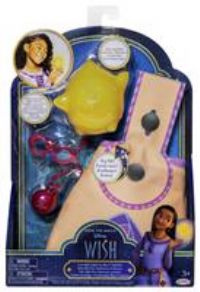 Disney’s Wish Interactive Light Up and Sound Role Play Star with Included Storytelling Accessories with Asha’s Wearable Fashion Satchel Playset Inspired by the Film