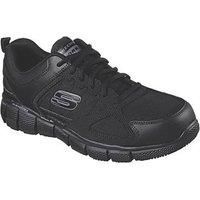 Skechers TELFIN SANPHET, Men/'s Sneaker, Black, 12 UK (47.5 EU)