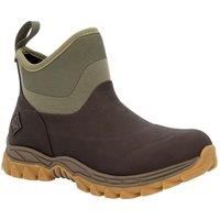 Muck Boots Women/'s Arctic Sport II Fleece Lined Waterproof Pull on Ankle Boot, Dark Brown, 7