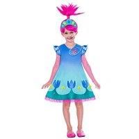 Amscan 9906445 Kids Child Poppy Trolls Movie 2 Fancy Dress Costume (Age: 8-10 Years), Unisex Children, Blue