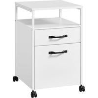 Vasagle File Cabinet With 2 Drawers Cloud White