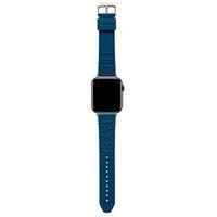 Ted Baker Blue Silicone Embossed Logo Strap For Apple Watch (42/44Mm)