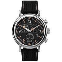 Timex Men/'s Chronograph Quartz Watch with Fabric Strap TW2V43700