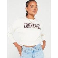 Converse Women'S Crew Sweat - Off White