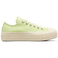 Converse Womens Lift Crafted Color Ox Trainers - - Green