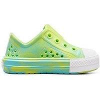 Converse Infant Girls Play Lite Cx Hyper Brights Slip Trainers - Turquoise