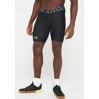 Under Armour UA HG Armour Shorts, Gym Shorts for Sport, Running Shorts Men, Black / White, 2XL