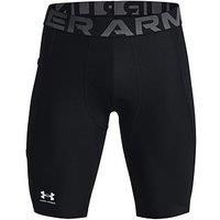 Under Armour HG Long Shorts Mens Gents Baselayer Pants Trousers Bottoms Black S