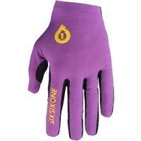 SixSixOne 661 Raji Cycling Gloves Lightweight Full-finger Unisex - Purple Small