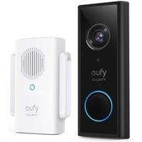 eufy Security, Video Doorbell Wireless 2K (Battery-Powered) with Chime, 2K HD, No Monthly Fee, On-Device AI for Human Detection, 2-Way Audio, 16GB Local Storage, Simple Self-Installation