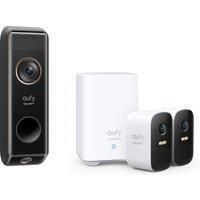 eufyCam S210 (eufyCam 2C) + Video Doorbell S330 Addon White