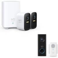 eufyCam S210 (eufyCam 2C) + Video Doorbell C210 White / 2Cam Kit