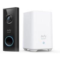 eufy Security Wireless Video Doorbell (Battery-Powered) with 2K HD, No Monthly Fee, On-Device AI for Human Detection, 2-Way Audio, Simple Self-Installation