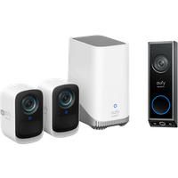 eufyCam S300 (eufyCam 3C)+Video Doorbell E340 White / black