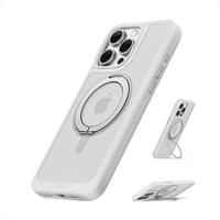 Anker Ultra Magnetic for iPhone 16 Pro Case with Sturdy 360° Ring Stand, Military-Grade Shockproof iPhone 16 Pro Kickstand Compatible with MagSafe(White)