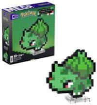 MEGA Pokémon Action Figure Building Set, Bulbasaur with 374 Pieces and Pixel Retro Style, for Table or Wall Decor, Build & Display Toy for Collectors, HTH75