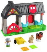 Fisher-Price Little People Toddler Toy Friendly Horses Stable Playset with Sounds, Figures & Accessories for Kids Ages 1+ Years, HWR84