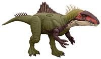 Mattel Jurassic World: Chaos Theory Netflix - Battle Roarin’ Becklespinax Dinosaur Action Figure Toy, Rampage Head Strike, Chomp, Roars & Snarls, Extending Tail Spikes, Ages 4 Years & Up, HXF52