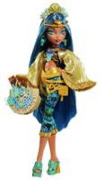 Monster High Cleo De Nile Doll with Glam Monster Fest Outfit and Festival Themed Accessories like Snacks, Band Poster, Statement Bag and More, HXH81