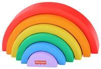 Fisher-Price Toddler Toy Wooden Stacking Rainbow