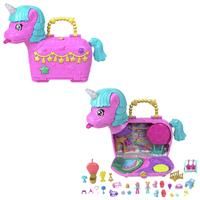 Polly Pocket Unicorn Partyland Playset & Doll Playset