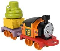 Thomas & Friends Toddler Toy My First Nia Push-Along Train with Stacking Cargo for Kids Ages 18+ Months, HYG34