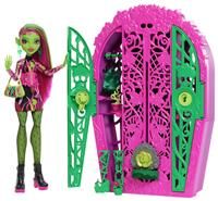 Monster High Skulltimate Secrets Doll and Accessories Set, Garden Mysteries Venus McFlytrap with Reveal Closet & 19+ Tea Party Surprises like Clothes, HYT75