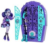 Monster High Skulltimate Secrets Doll and Accessories Set, Garden Mysteries Twyla with Reveal Closet & 19+ Tea Party Surprises like Doll Clothes, HYT74