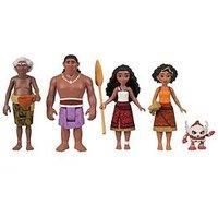 Mattel Disney Moana 2 Toys, Moana’s Canoe Crew Playset with 5 Small Dolls in Signature Outfits & 3 Accessories, Inspired by The Movie