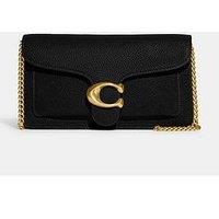 Coach Tabby Chain Leather Clutch Bag