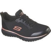 Womens Skechers Squad Slip Resistant Work Memory Foam Trainers Sizes 4 to 9