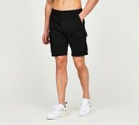 French Connection Cargo Cuffed Short - Black - Size 28