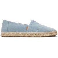 Toms Women/'s Espadrille Rope 2.0_Pastel Blue Sneaker, 8 UK