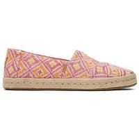 TOMS Women's Alpargata 2.0 Harlequin Canvas Espadrilles - UK 7