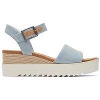 Toms Women/'s Diana_Pastel Blue Sneaker, 8 UK