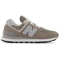 New Balance Women/'s 574 Sneaker, Grey, 3 UK