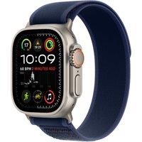 Apple Watch Ultra 2 GPS + Cellular 49mm Smartwatch, Sports Watch with Natural Rugged Titanium Case with Blue Trail Loop - M/L. Fitness Tracker, Precision GPS, Extra-Long Battery Life, Carbon Neutral