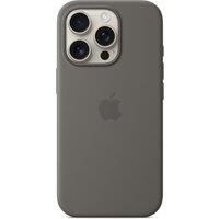 GENUINE OFFICIAL APPLE SILICONE CASE WITH MAGSAFE FOR IPHONE 16 PRO STONE GREY